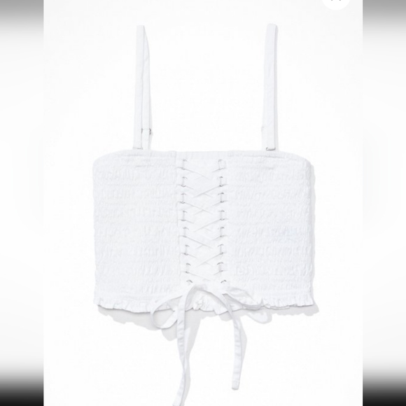 AE Lace-Up Tube Top - Picture 4 of 5